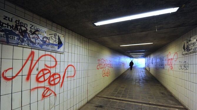 Ungemütlich: die Unterführung am Westbahnhof im aktuellen Zustand.