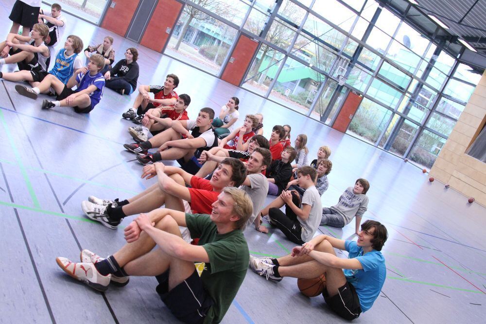 ZmS beim Training mit den Walter Tigers. Foto: Fink