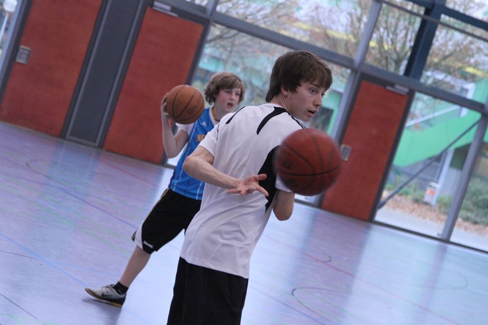 ZmS beim Training mit den Walter Tigers. Foto: Fink