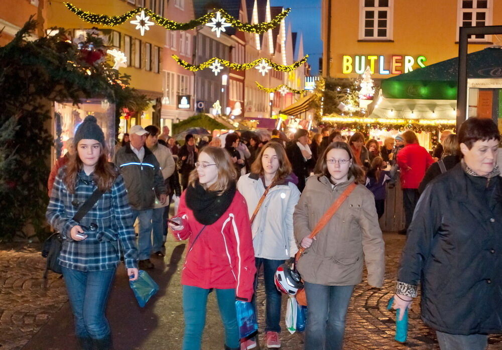 Reutlingen Weihnachtsmarkt 2011. Foto: Trinkhaus