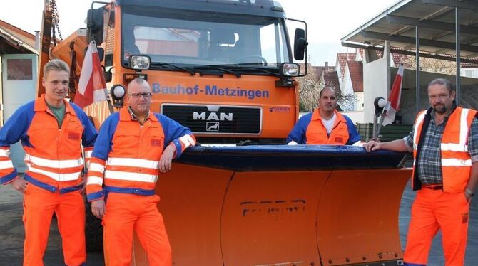 Nur was für Frühaufsteher: Wer mit den Männern vom Metzinger Bauhof auf dem Schneepflug mitfahren will, muss sich auf Anrufe frü