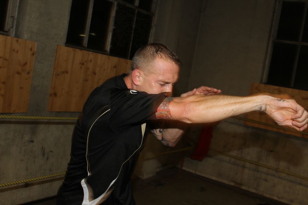 ZmS beim Boxtraining mit Björn Blaschke. Foto: Fink