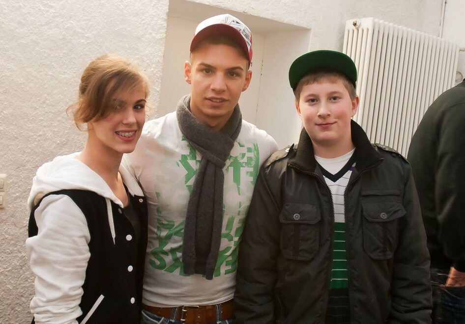 Pietro Lombardi und Sarah Engels in Reutlingen. Foto: Trinkhaus