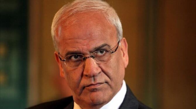 Chefunterhändler Saeb Erekat vertritt die palästinensische Seite bei den Verhandlungen mit Israel. Foto: Khaled Elfiqi/ Archi