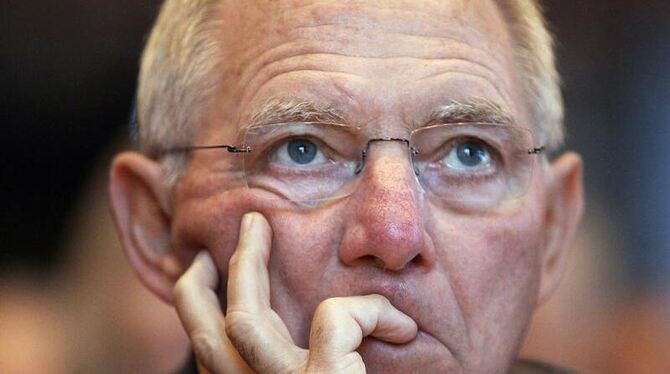 Bundesfinanzminister Wolfgang Schäuble.