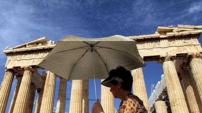 Der Parthenon-Tempel auf der Akropolis in Athen: Bei der Rettung Griechenlands vor der Staatspleite stellen die übrigen Euros