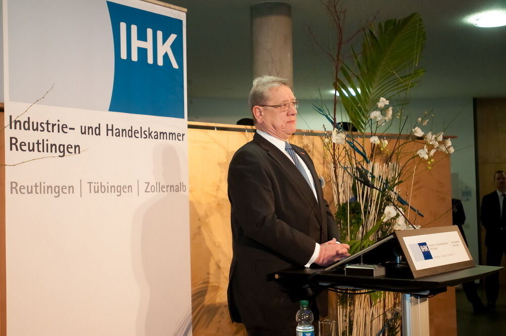 Neujahrsempfang Handwerkskammer Reutlingen und IHK 1. Februar 2012