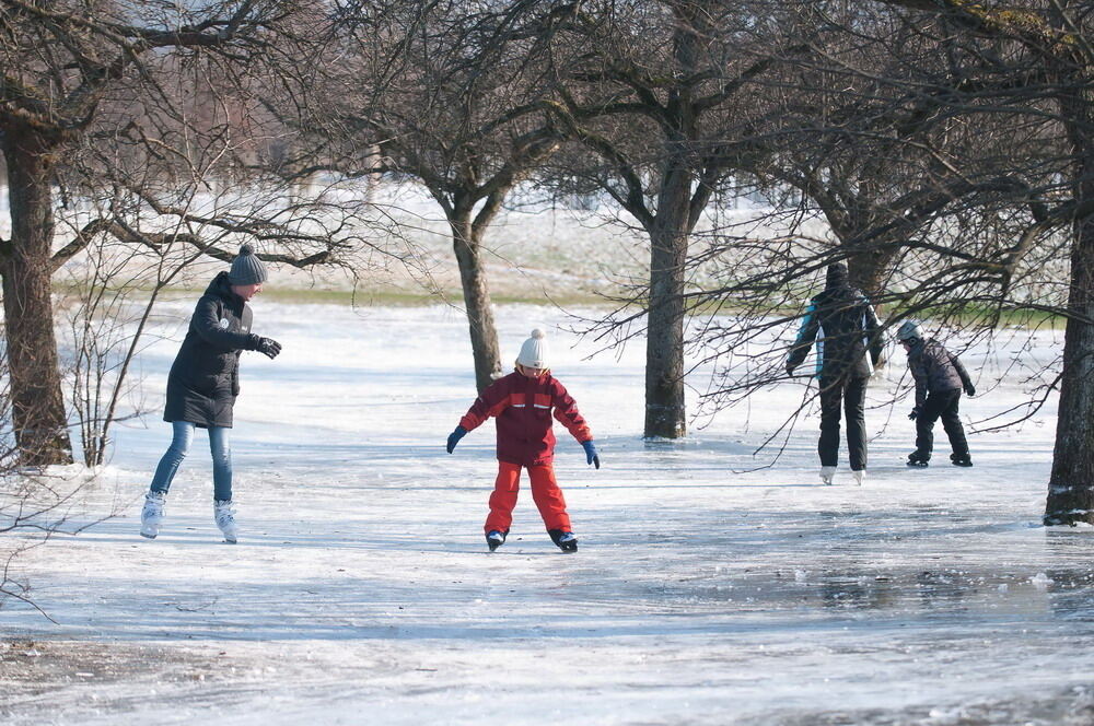 Wintereinbruch im Kreis Reutlingen Februar 2012