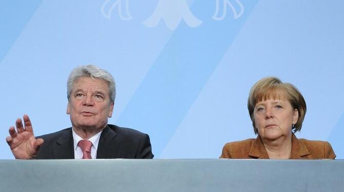 Die schwarz-gelbe Koalition hat sich mit SPD und Grünen auf Joachim Gauck als Kandidat für das Bundespräsidentenamt geeinigt. Fo