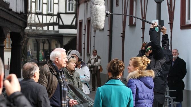 Dreharbeiten für »Fuchs und Gans« in Urach