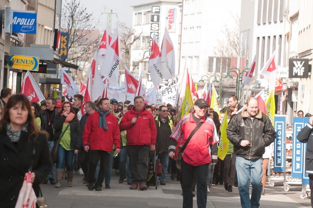 Warnstreiks im öffentlichen Dienst März 2012