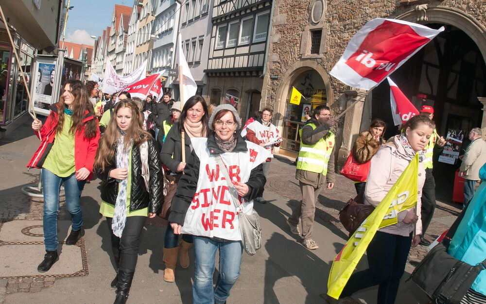 Warnstreiks im öffentlichen Dienst März 2012