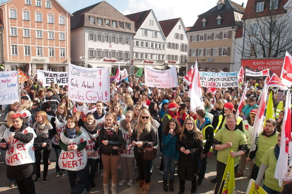 Warnstreiks im öffentlichen Dienst März 2012