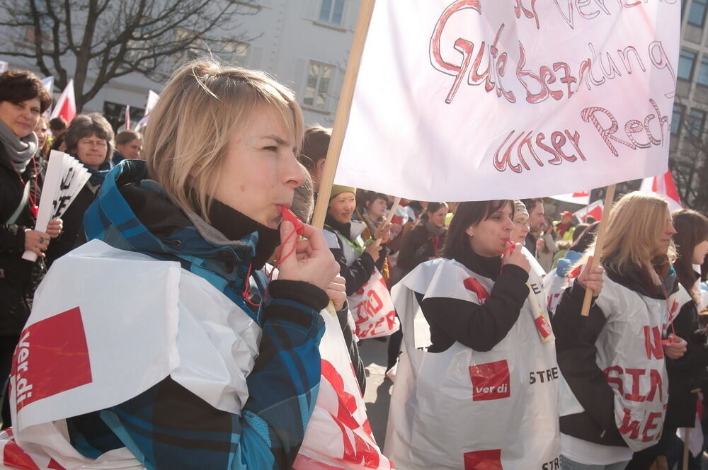 Warnstreiks im öffentlichen Dienst März 2012