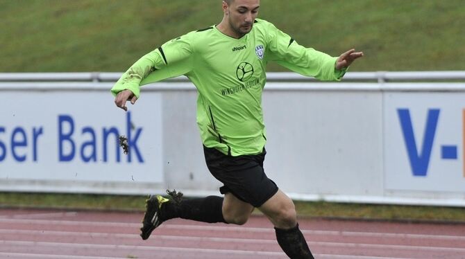 Verlässt den SSV Reutlingen: Offensivspieler Sabri Gürol.  FOTO: EIBNER