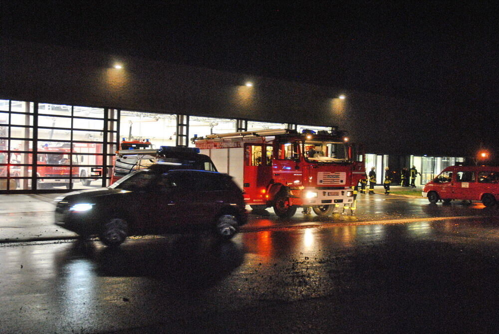 Großalarm nach Tunnelbrand Dusslingen April 2012