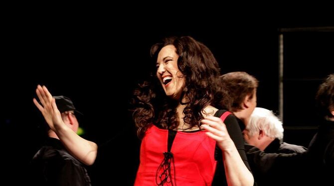 Merit Ostermann als Carmen. Foto: Theater Pforzheim