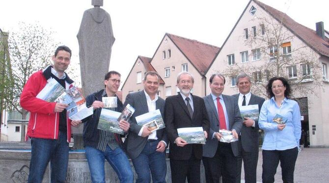 Teamwork für die Image-Kampagne der Stadt (von links): Markus Mittner, Olaf Nagel und Martin Benz von der Medienagentur Kontrast