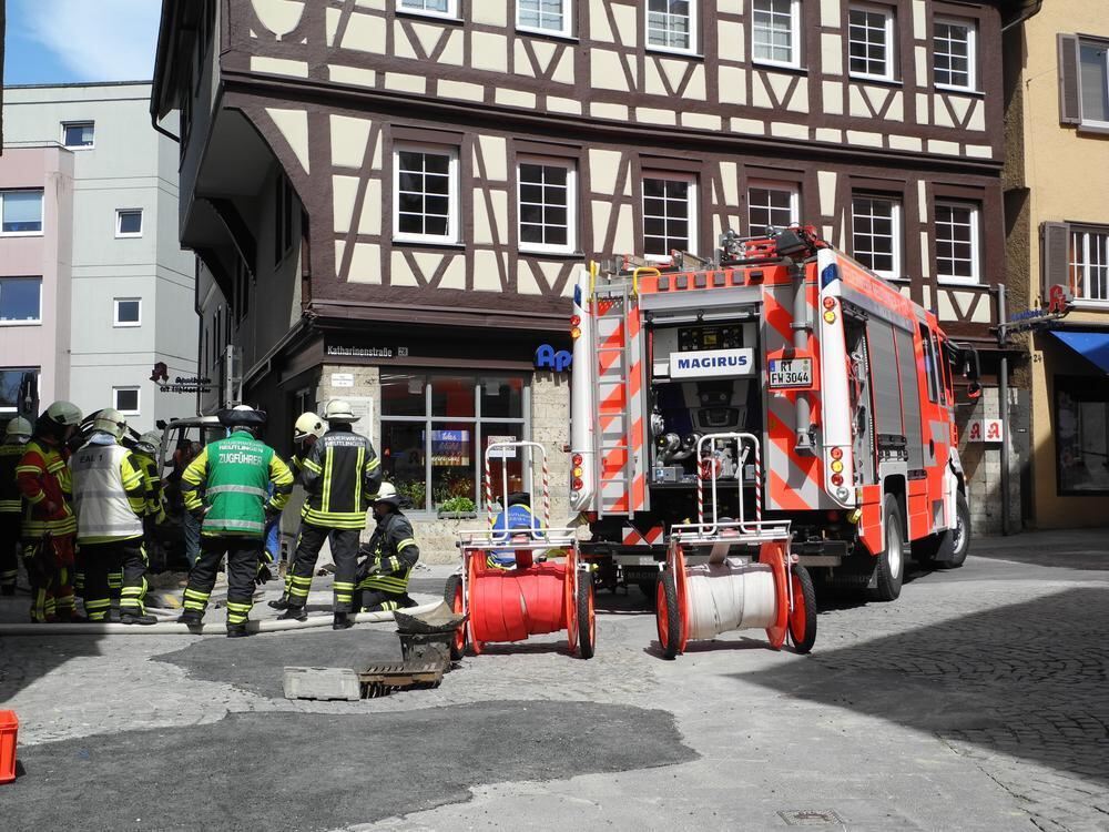 Gasleck in der Katharinenstraße