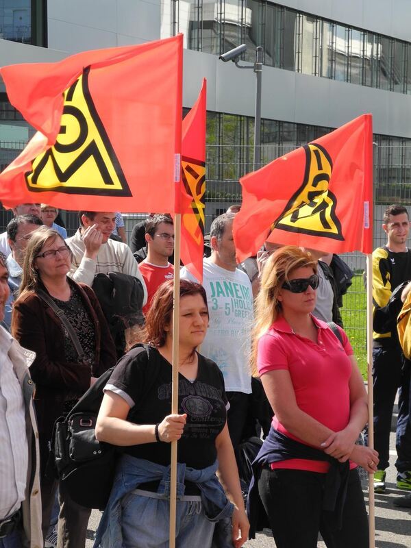 Warnstreik bei Bosch Mai 2012