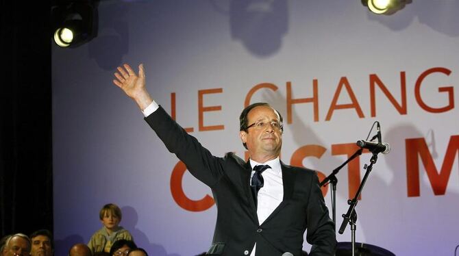 Frankreichs neuer Präsident Francois Hollande.