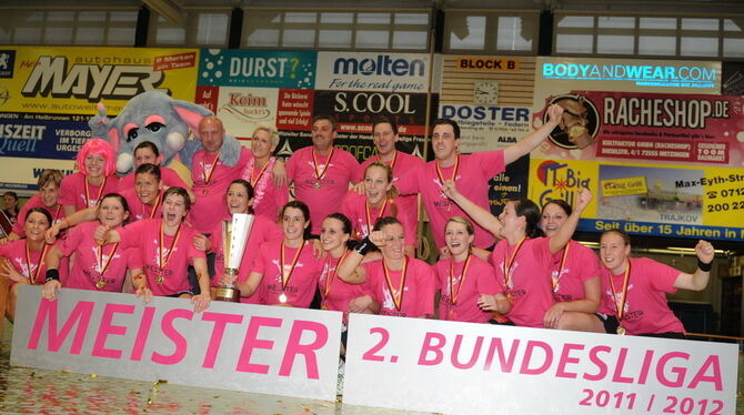 TuS Metzingen Handball Aufstieg 2012