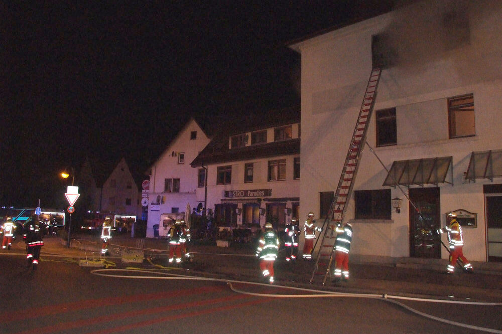 Brand Ulmer Straße Metzingen Mai 2012