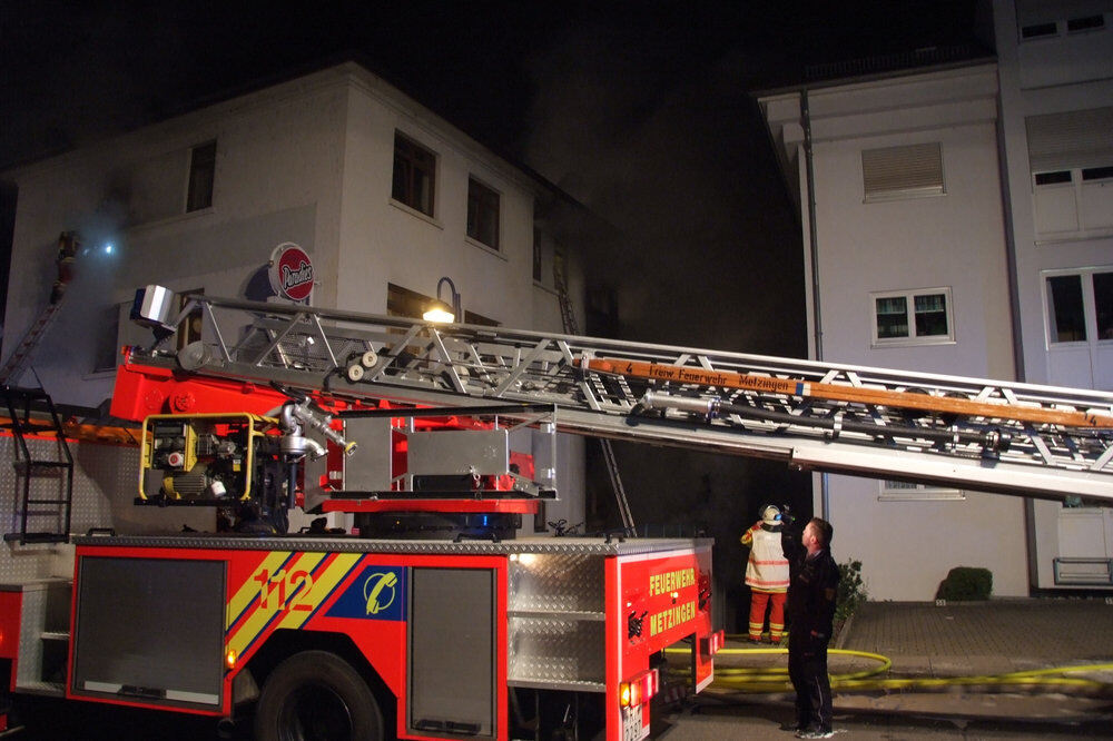 Brand Ulmer Straße Metzingen Mai 2012