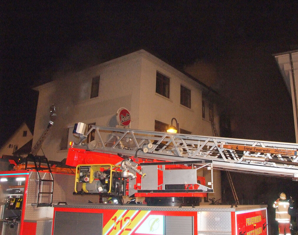 Brand Ulmer Straße Metzingen Mai 2012