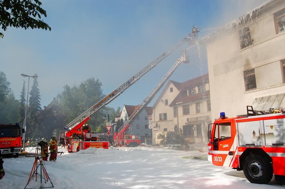 Brand in der Ulmer Straße Metzingen