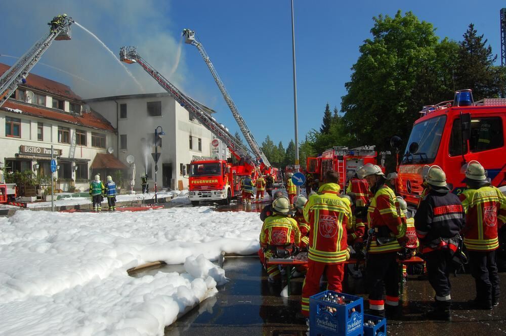 Brand in der Ulmer Straße Metzingen