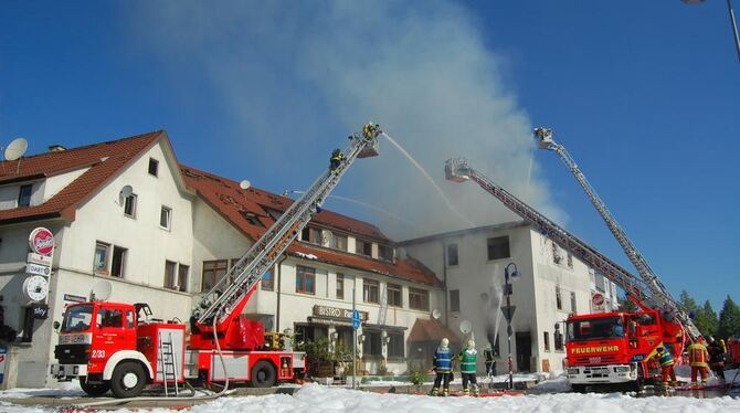 Brand in der Ulmer Straße Metzingen