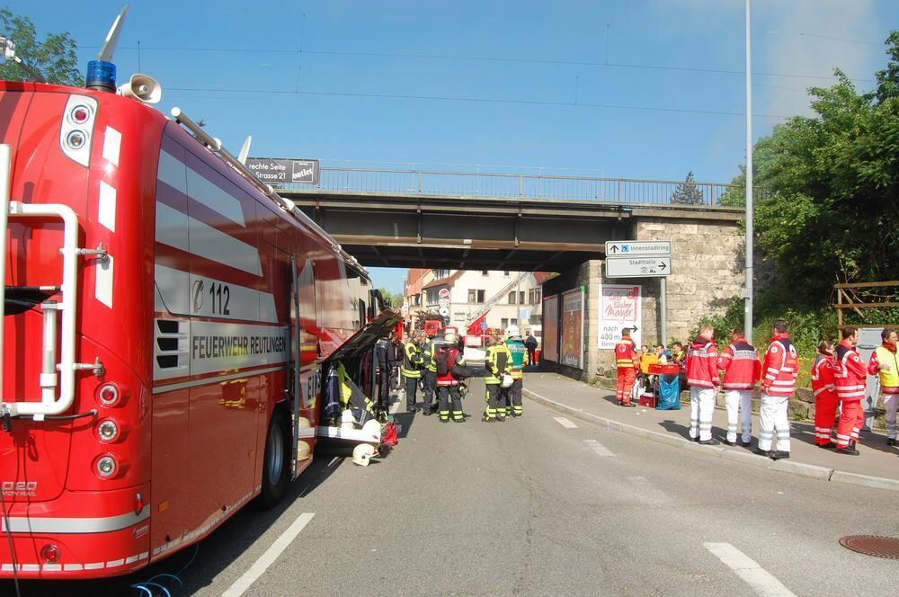 Brand Ulmer Straße Metzingen Mai 2012