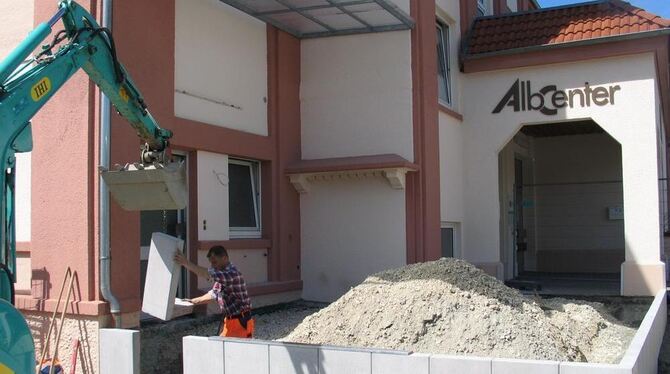 Münsingens zweiter »Tiger« im Alb-Center in der Bismarckstraße ist noch Baustelle - anders als in der Bachwiesenstraße wird es h