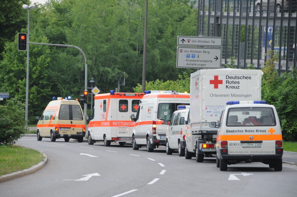 Großübung an der Uniklinik Tübingen Mai 2012