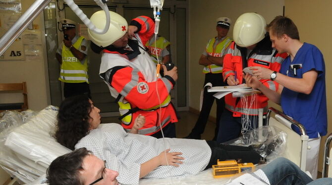 Großübung an der Uniklinik Tübingen Mai 2012