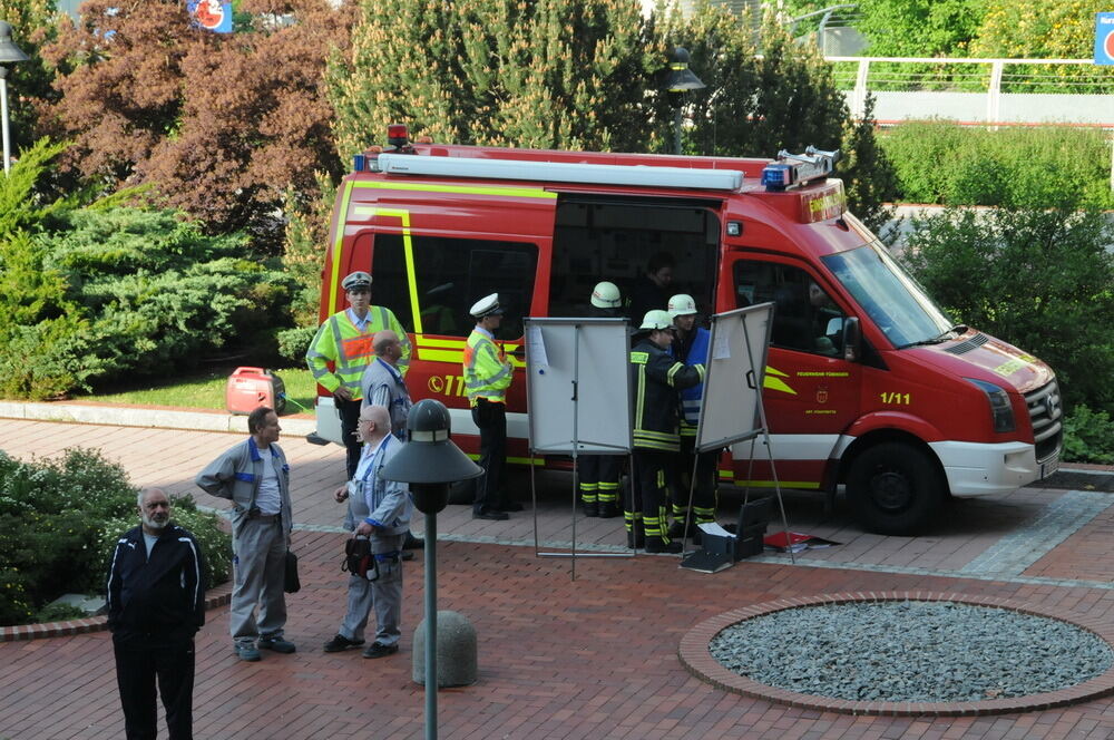 Großübung an der Uniklinik Tübingen Mai 2012