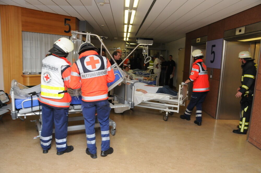 Großübung an der Uniklinik Tübingen Mai 2012