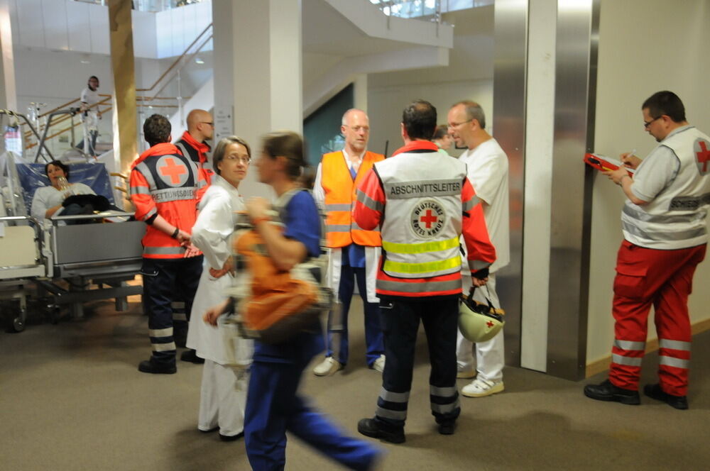 Großübung an der Uniklinik Tübingen Mai 2012