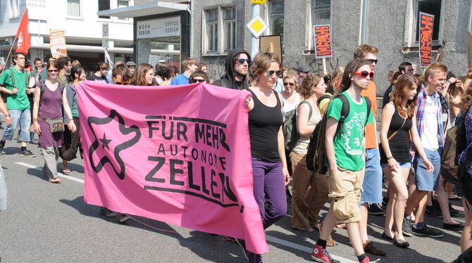 Zelle Demonstration Mai 2012