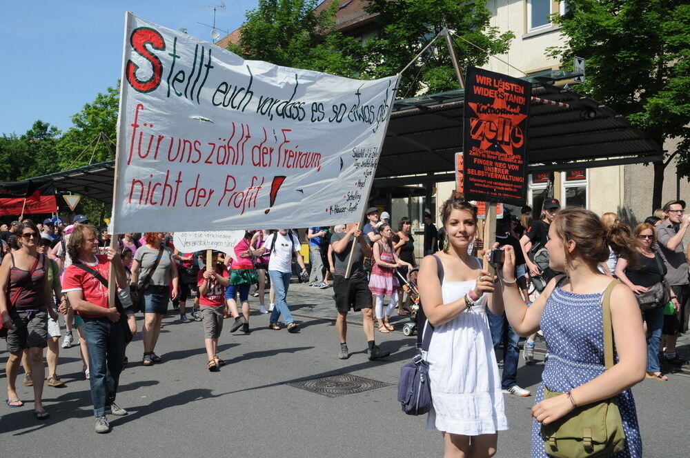 Zelle Demonstration Mai 2012