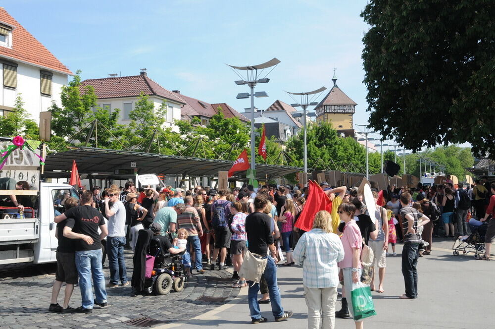 Zelle Demonstration Mai 2012