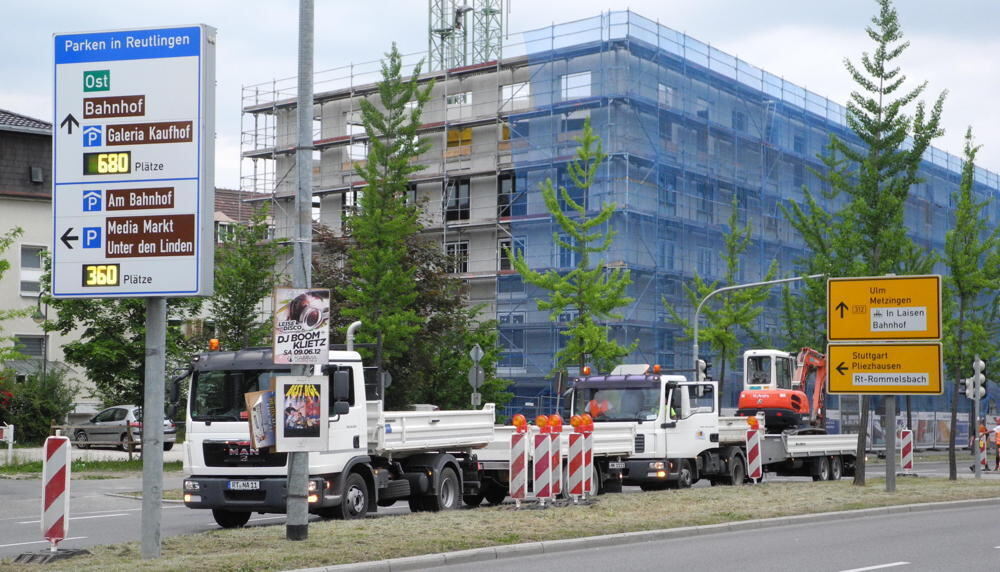 Konrad-Adenauer-Straße gesperrt