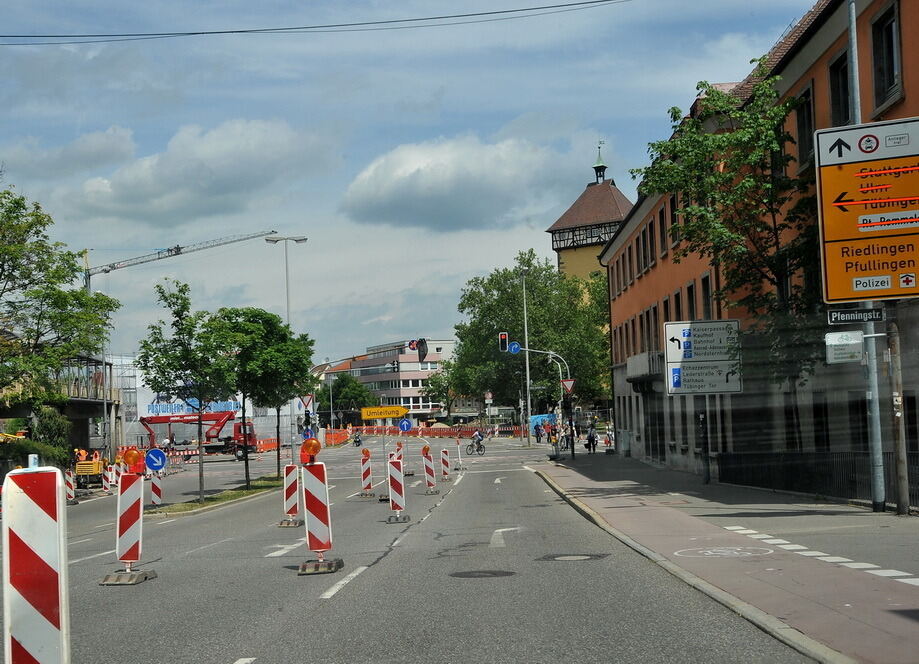 Konrad-Adenauer-Straße gesperrt