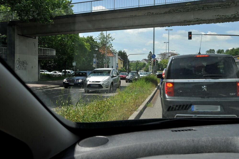 Konrad-Adenauer-Straße gesperrt