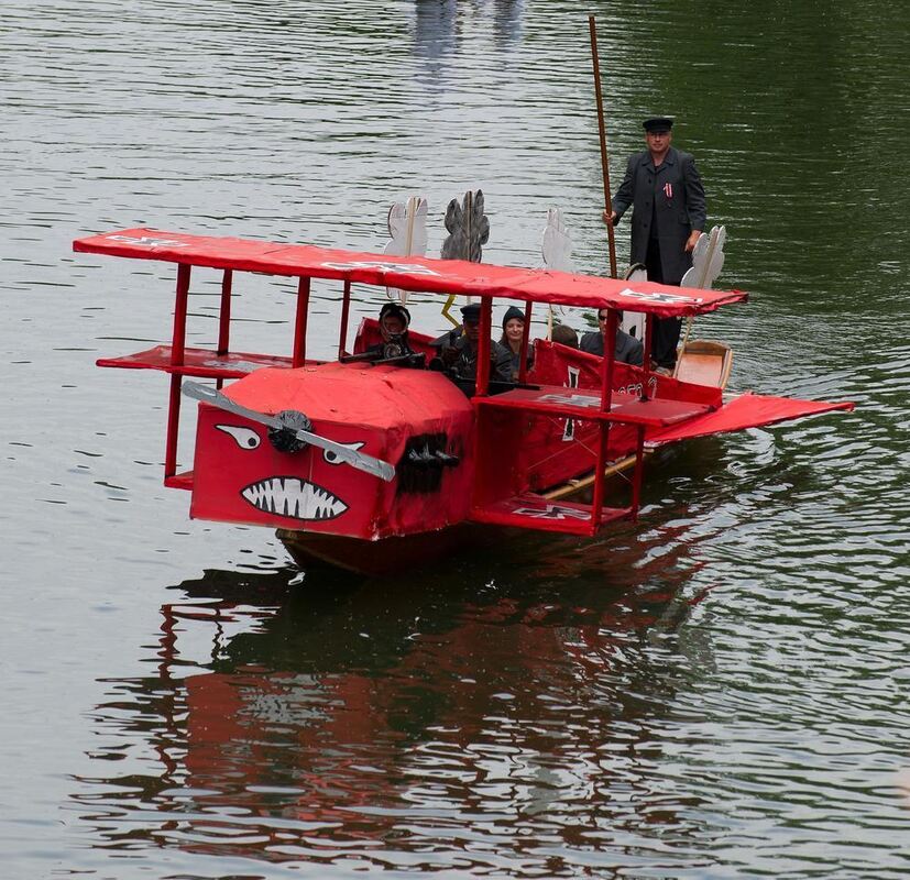 Stocherkahnrennen Tübingen 2012