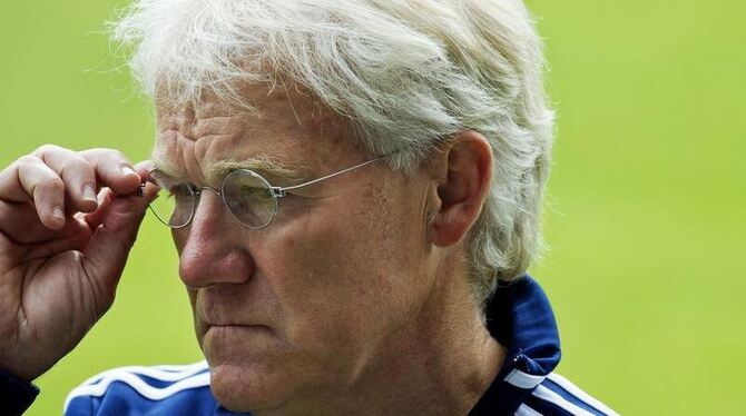 Morten Olsen beeindruckt in der Ukraine durch seine Sprachgewandtheit. Foto: Claus Bech