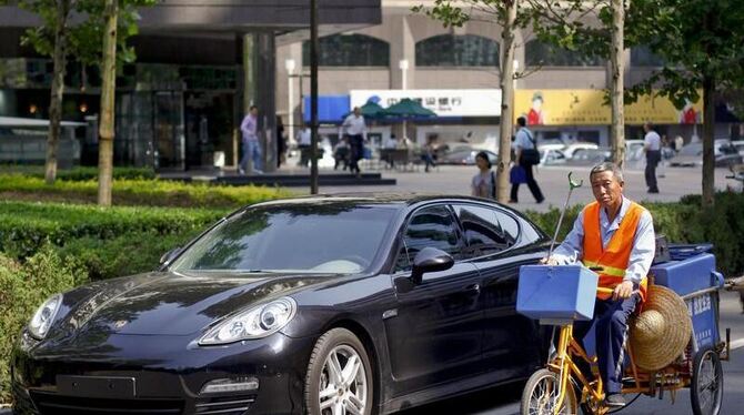 Die Porsche Limousine Panamera verkauft sich auch sehr gut in China. Foto: Diego Azubel 