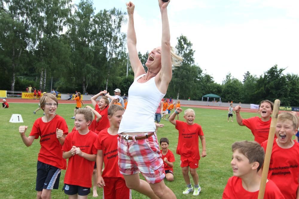 Jugend trainiert für Olympia Pliezhausen Juni 2012