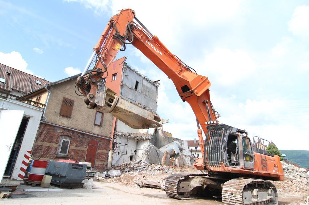 Baustelle Elsach-Center Juni 2012